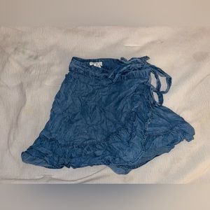 Jopena Faux Denmi Wrap Skirt